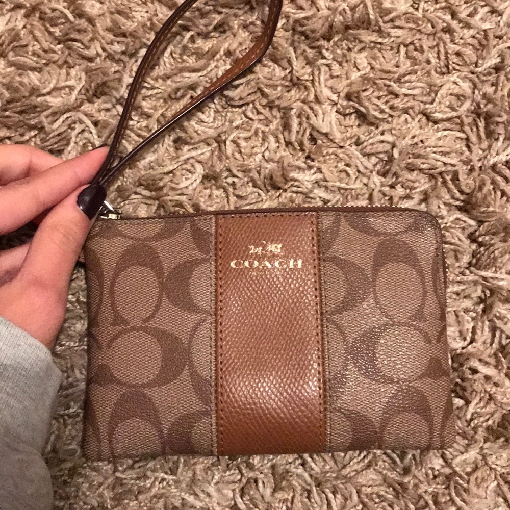 Brown coach wallet